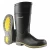 Men's rubber boots, size 11, black color, Dunlop brand