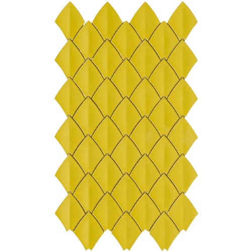 Ceramic Tile Walls 20×16 cm Yellow, Snake Model | Abyat Company