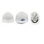Head Protection Helmet Vaultex, Weight 120g, White Color, high safety standards, size 59cm