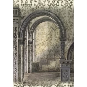 Italian Wall Decoration 10m×0.70m Gray Color, Model 12078 | Balbaid Decor Company