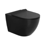 Black Wall Mounted Water Closet, Size 18 cm, Round Shape 