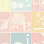 فينيل أرضيات PVC بازل لغرف الاطفال الوان متعددة، سماكة 2.6 مم، رقم الموديل 27012230