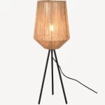 Table Lamp, Contemporary Design, Size 26x26x30 cm, Brown Color