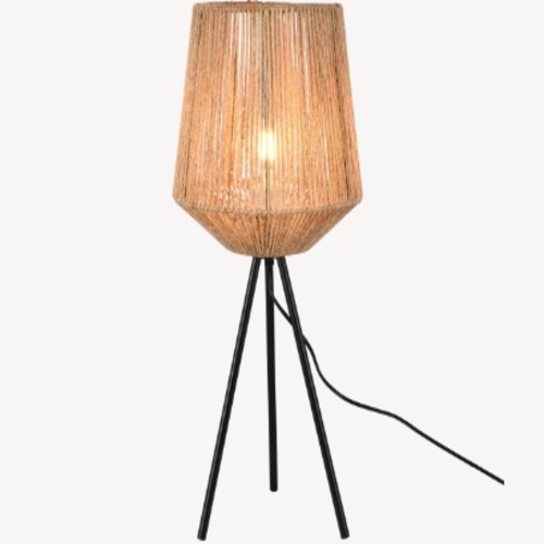أباجورة طاولات 26×26×30 سم لون بني تصميم معاصر | شركة ابيات