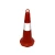 Product Safety warning conical cones Length 50cm reddish orange Color     Material Plastic