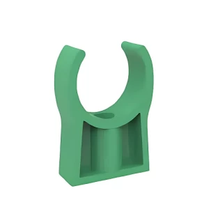 PPR Plastic High Clip 25 mm, Green Color | Cosmoplast Company