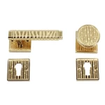 Door Handle, Gold Color 