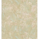 Italian Wall Decoration Beige with Green Color, Length 10m, Width 0.73m, Model 24006