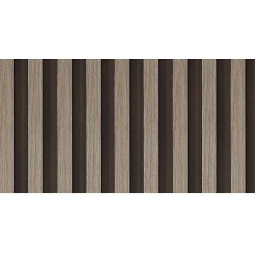 Korean Internal Wood Substitute for Walls Size 122×12×2900 mm, Brown | MIGA L005-2059D by The specialist for decoration