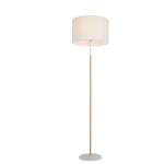 وحدة إضاءة أرضية حديثة، قياسات 40 × 144 سم، لون أبيض