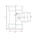 قسام نقاص °87.5 UPVC مقاس 160×110 مم، طول 251 مم، لون برتقالي | Cosmoplast - Image 2
