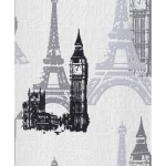 Youth and children wallpaper, gray color, length 10 m, width 0.53 m, model 734805 
