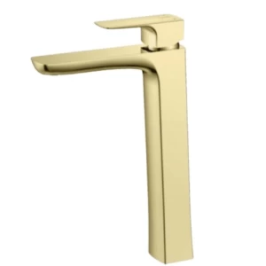 Bathroom Washbasin Tap Gold Color, Brass | Saudi Ceramics