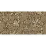 ورق حائط ايطالي تصميم ورود مقاس 10 م×1.06 م، لون بني، موديل 38011