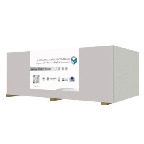 الواح جبس بورد عادي 2400×1200 مم، سمك 12.5 مم، لون رمادي | Al Wataniya Gypsum Company