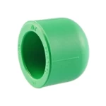 PPR Plastic End Cap Al Munif factory Size 63 mm    pressure 25 Par  Green Color 