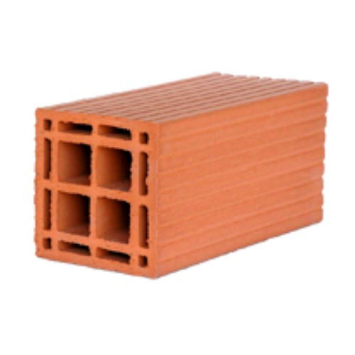 Hollow Red Bricks Size 40×20×20 cm Weight 13.3 kg, Red Color | Yamama Factories for red bricks and clay products