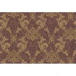 ورق جدران تصميم كلاسيك مقاس 10 م×1.06م، بني داكن، موديل81872