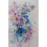 Italian Wall Covering Multi-colored , Length 10 m, Width 0.73 m, Model 26102