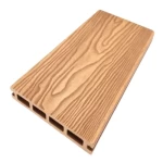 أرضيات خارجية WPC، سماكة 2.5 سم، ارتفاع 2.90 متر، عرض 14.50 سم، لون بني