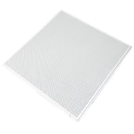 Perforated Galvanized Steel Ceiling Tile, Size 300x1200 mm, Thickness 0.7 mm, White Color, Lay-in System