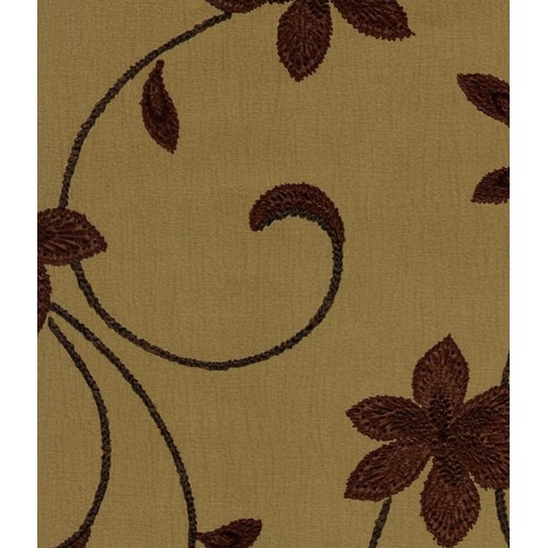 Wallpaper Floral Design Size 10m×53cm Brown Color | Luxury line