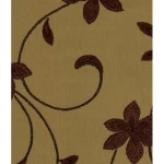 Wallpaper, Floral Design, brown Color, Size 10m×53cm