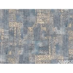  Italian Wall Covering Blue with Beige Color, Length 10m, Width 1.06m, Model Z44958