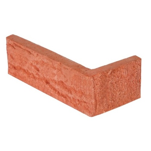 طوب احمر واجهات للزوايا مقاس 107.5×65×20×215 مم وزن 0.9 كجم | الديار العتيقة للطوب الفخاري