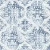 wallpaper, blue color, classic design, size 1.010cm x 52.1cm
