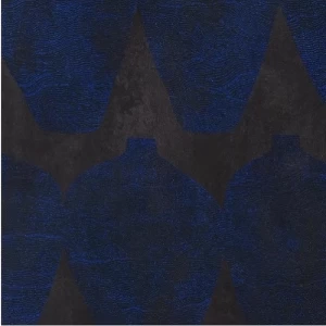 Patterned Wallpaper Terra, 1.005 cm x 70 cm, Dark Blue | Abyat Company