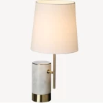 Stylish Modern Table Lamp, Size 28×28×54 cm, white Color