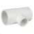 PVC Plastic Tee Reducer 4 × 6 inch, SCH 40, White Color | Almanar