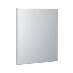 مرآة حمام جيبريت مع إضاءة LED، تصميم مستطيل، مقاس 70 × 60 سم، لون فضي