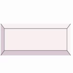 سيراميك Frame للجدران، مقاس 7.5×22.5 سم، سطح لامع، لون وردي فاتح، سماكة 10 مم