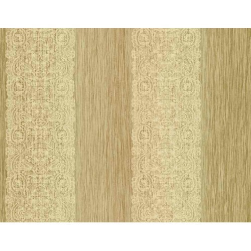American Striped Wallpaper 10m x 0.53m, Golden Color | Balbaid Decor Company