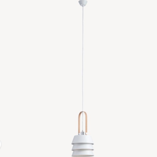 Pendant Hanging Light 39x30x20.5 cm, White Matte | Abyat Company