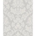 ورق جدراي كلاسيك لون رمادي مع بيج، طول 10 م، عرض 0.53 م، موديل 474343 