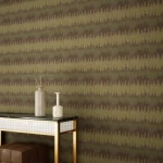 ورق جدران تصميم نقشات مقاس 10م × 50 سم، لون برونز