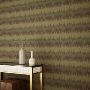 Patterned Design Wallpaper Size 10m x 50cm, Bronze Color | 10210