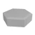 Hexagonal Interlock Paver Tiles, Thickness 8 cm  Cement Color | Meyar Company