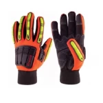 Shockproof glove, size L, red color, Regman brand