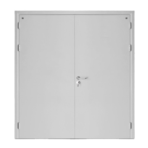 Fire Door SF/DD Double Leaf 1900×1950 mm Cold Rolled Steel Gray | SFFECO