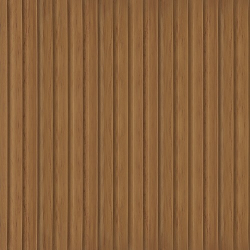 Chinese Synthetic Wood Wall Decor 290x0.17cm Light Brown Durable Moisture-Resistant Panel