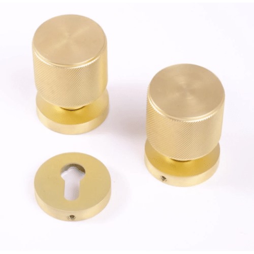 Separated Movable Door Handles Gold Color | Dar Al Nijara Company