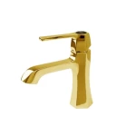 Washbasin Mixer 16×12.1cm, Shiny Gold
