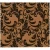 Italian Wall Covering Black with Brown Color, Size 10m×0.70m, Model 12056 