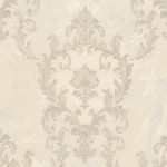Classic wallpaper, beige color, length 10 m, width 1.06 m, model 083606  