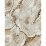Marble wallpaper, pale beige color, length 10 m, width 1.06 m, model 84651  