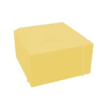 بلاط رصيف انترلوك مربع سمك 8 سم مقاس 10×10 سم لون اصفر | شركة معيار